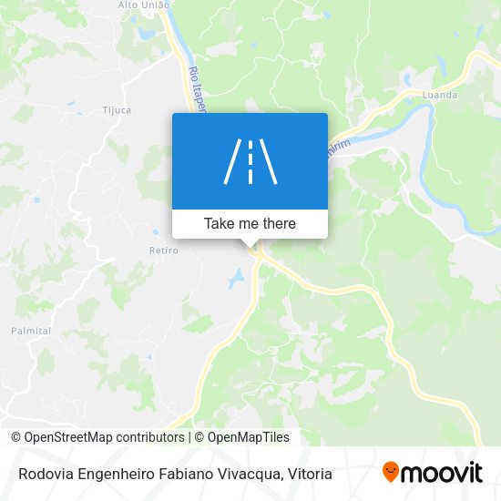 Rodovia Engenheiro Fabiano Vivacqua map