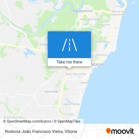 Rodovia João Francisco Vieira map