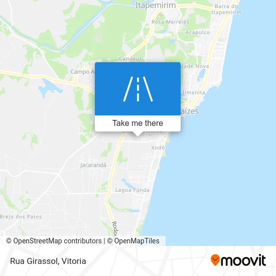 Rua Girassol map