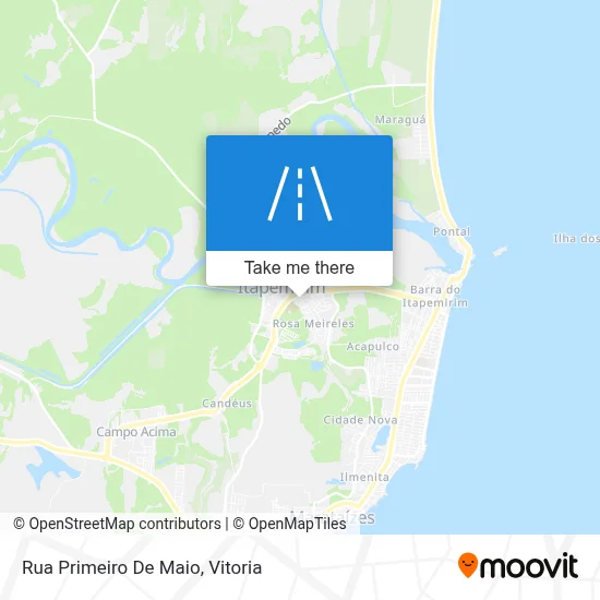 Rua Primeiro De Maio map