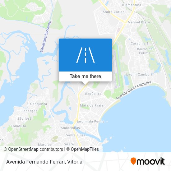 Avenida Fernando Ferrari map