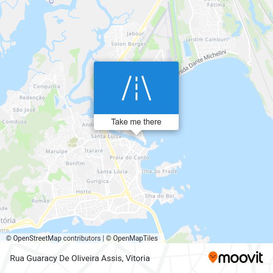 Rua Guaracy De Oliveira Assis map