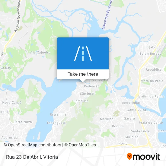 Rua 23 De Abril map