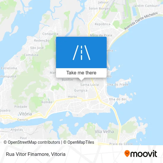 Rua Vitor Finamore map