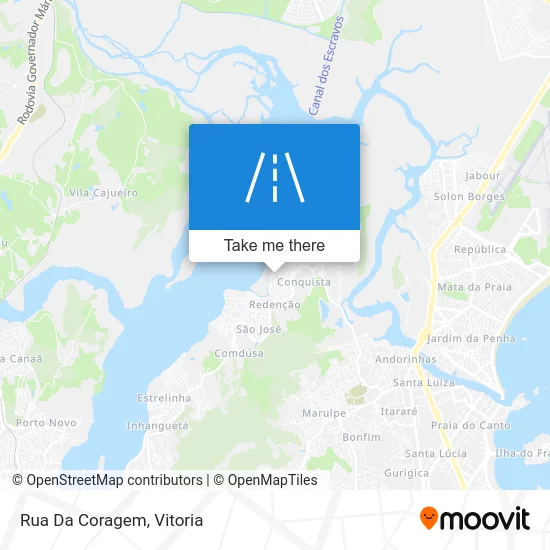 Rua Da Coragem map