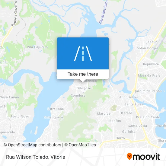 Rua Wilson Toledo map