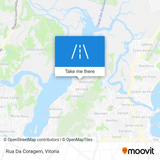 Rua Da Coragem map