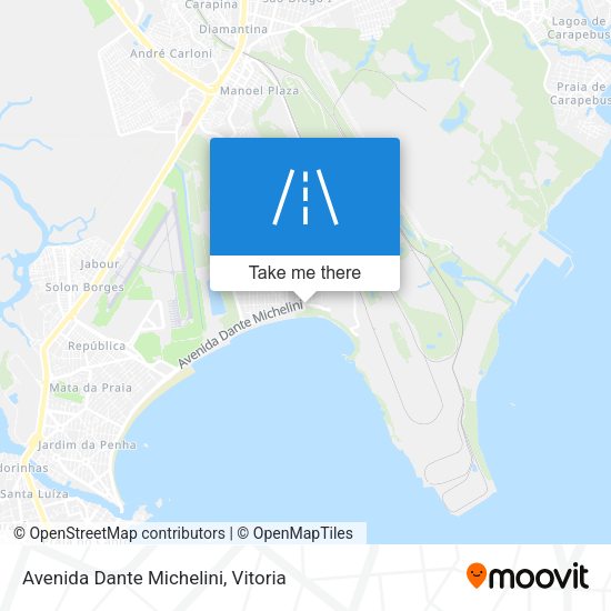 Avenida Dante Michelini map