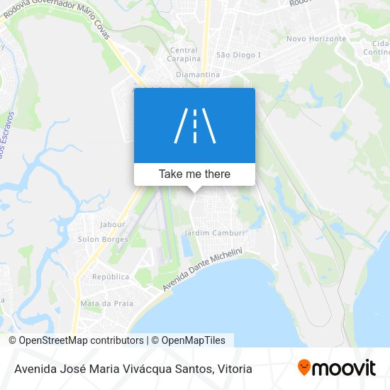 Avenida José Maria Vivácqua Santos map