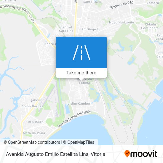 Avenida Augusto Emilio Estellita Lins map