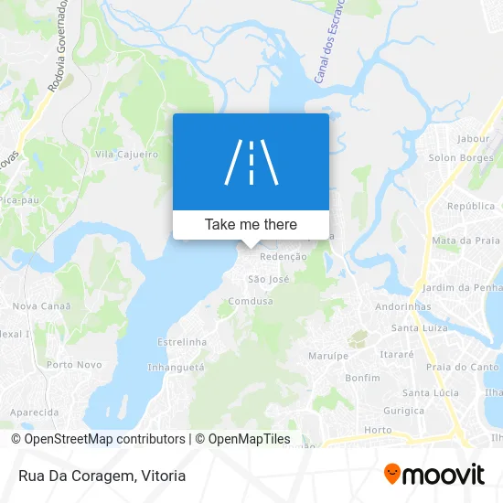 Rua Da Coragem map