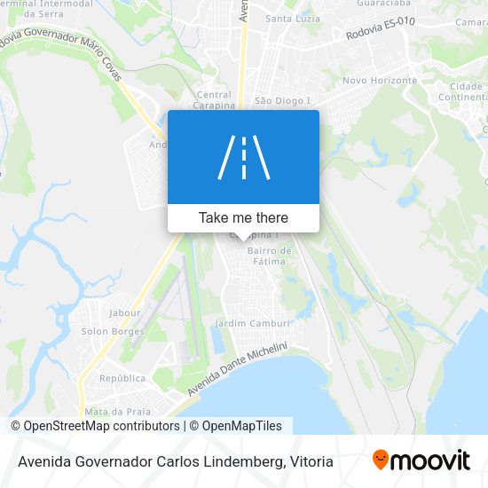Avenida Governador Carlos Lindemberg map