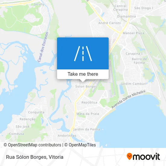 Rua Sólon Borges map
