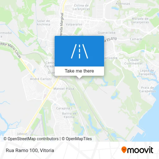 Rua Ramo 100 map