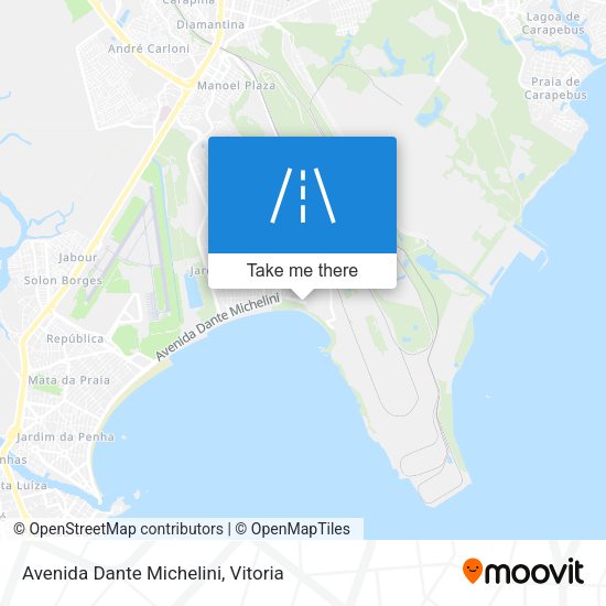 Avenida Dante Michelini map