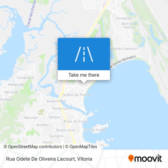 Rua Odete De Oliveira Lacourt map