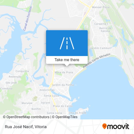 Rua José Nacif map