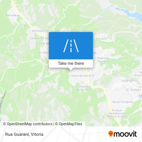 Rua Guarani map