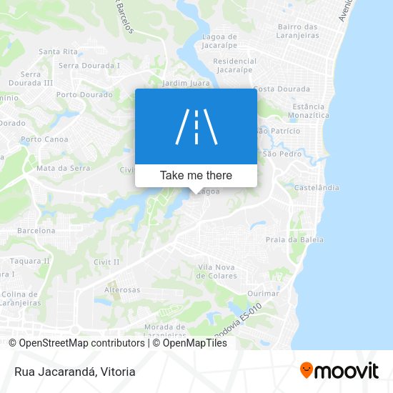Rua Jacarandá map