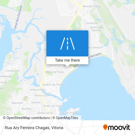 Rua Ary Ferreira Chagas map