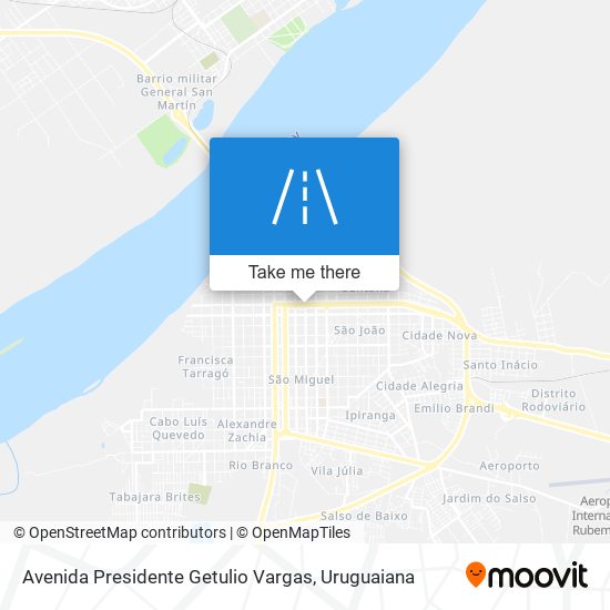 Avenida Presidente Getulio Vargas map