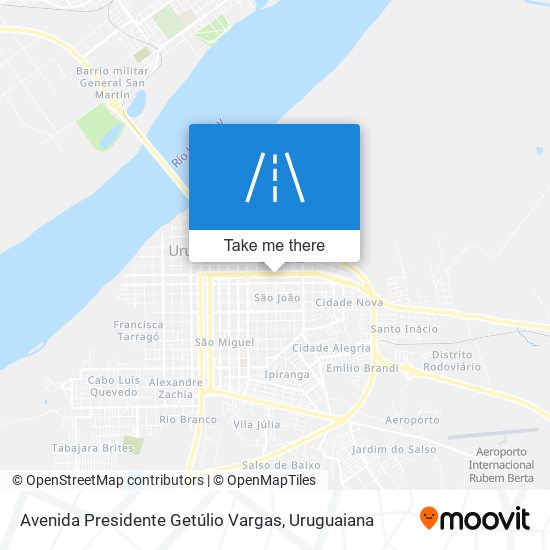 Mapa Avenida Presidente Getúlio Vargas