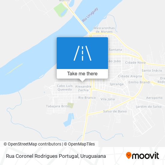 Mapa Rua Coronel Rodrigues Portugal