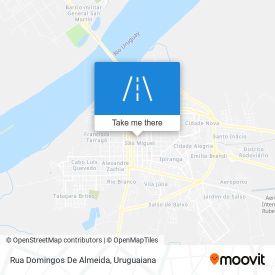 Mapa Rua Domingos De Almeida