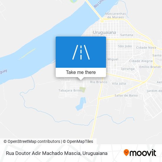 Rua Doutor Adir Machado Mascia map