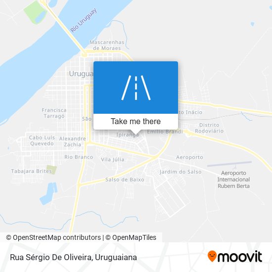 Mapa Rua Sérgio De Oliveira