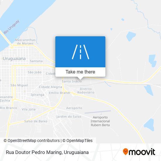 Mapa Rua Doutor Pedro Maring