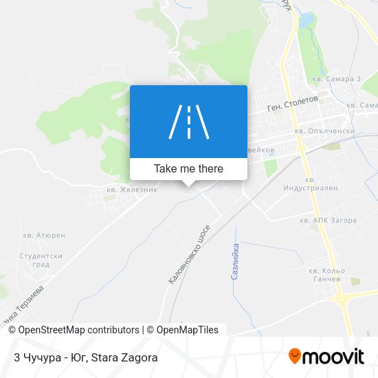 3 Чучура - Юг map