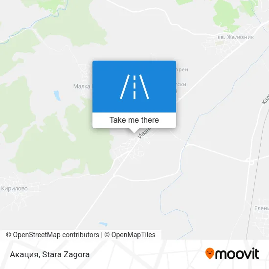 Карта Акация