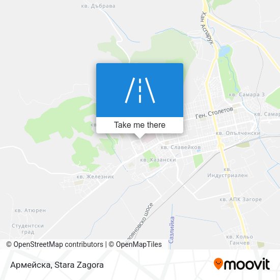 Армейска map