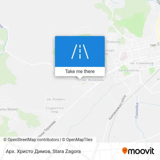 Карта Арх. Христо Димов