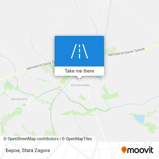 Карта Берое