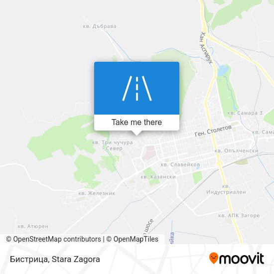 Бистрица map