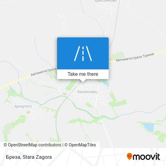 Бреза map