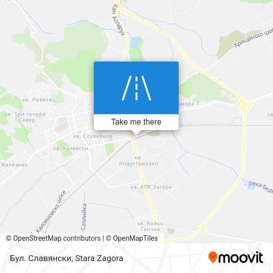 Бул. Славянски map