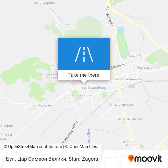 Бул. Цар Симеон Велики map