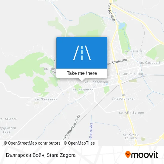 Карта Български Войн