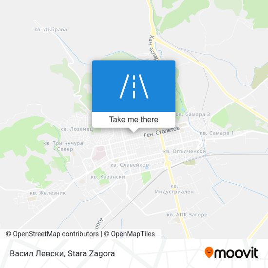 Васил Левски map