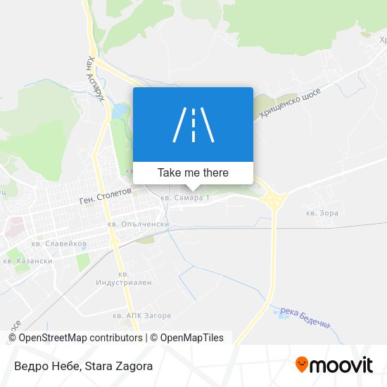 Ведро Небе map