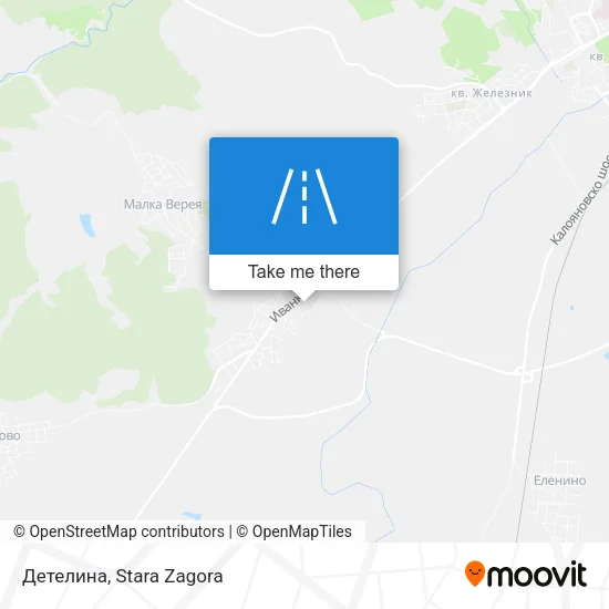 Карта Детелина
