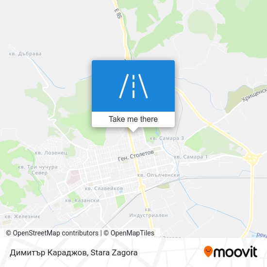 Карта Димитър Караджов