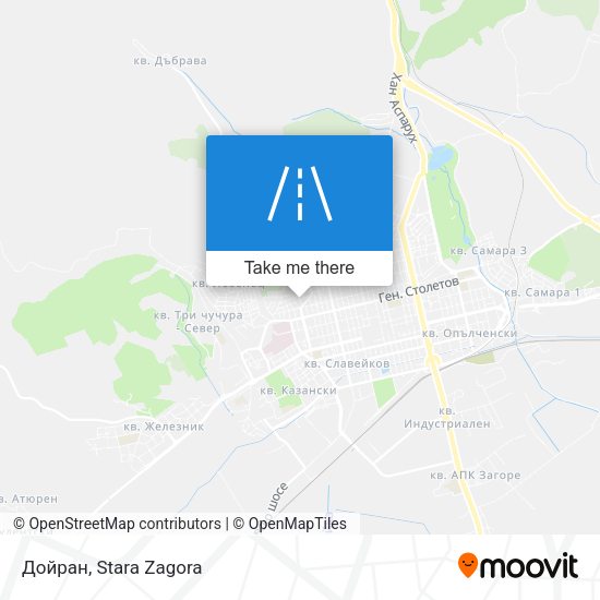 Дойран map