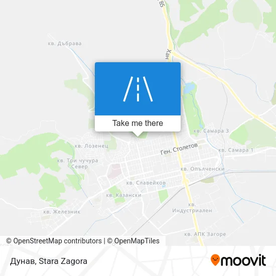 Карта Дунав