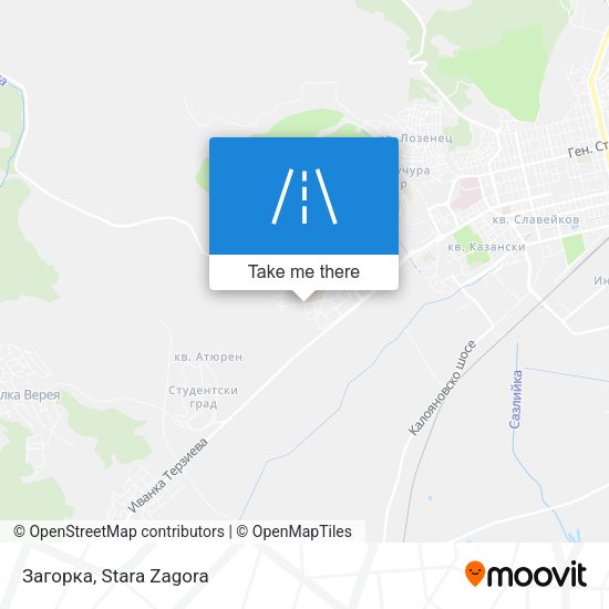 Карта Загорка