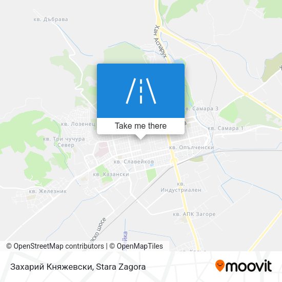 Карта Захарий Княжевски
