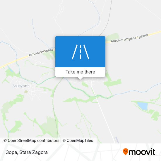 Зора map